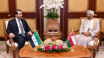 خلال لقائه الشيباني.. البوسعيدي يؤكد دعم عُمان لوحدة سوريا واستقرارها