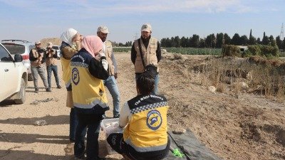 العثور على رفات بشرية في منطقة كرم الزيتون بحمص