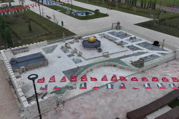 مجسّم المسجد الأقصى في طرابزون.. رسالة تضامن تركية مع القضية الفلسطينية