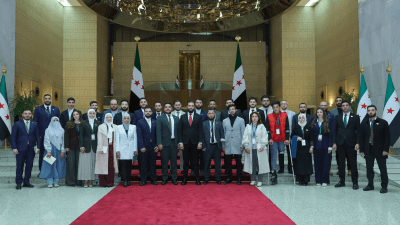 الرئيس الشرع يلتقي عدداً من ممثلي فئات شبابية