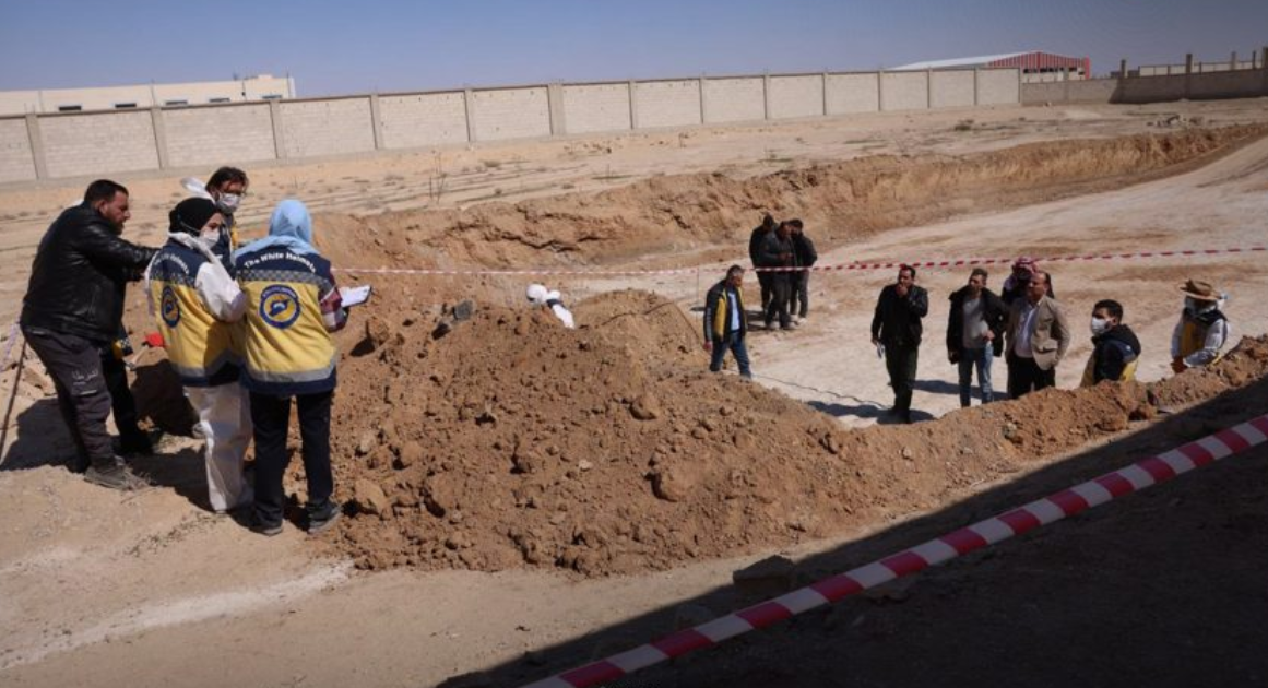 العثور على رفات 14 شخصاً في عدرا الصناعية بريف دمشق
