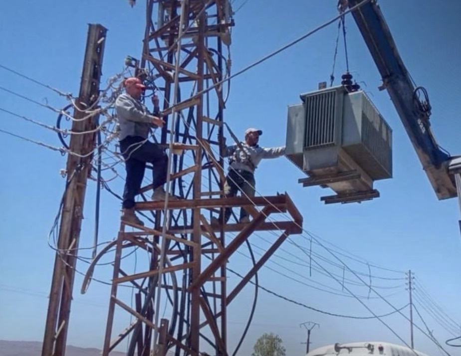 تجهيزات جديدة لدعم صيانة الشبكة الكهربائية في الحسكة