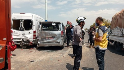 الدفاع المدني يستجيب لـ86 حريقا و15 حادث سير في سوريا خلال يوم واحد