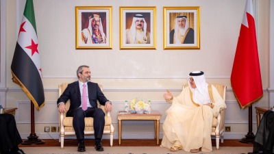 الشيباني يبحث مع نظيره البحريني تعزيز العلاقات وإعادة تفعيل اللجنة المشتركة