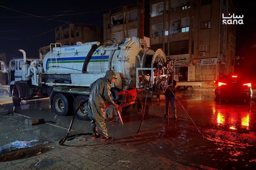وزارة الطوارئ: التعامل مع أكثر من 250 بلاغاً واستغاثة جراء السيول في سوريا