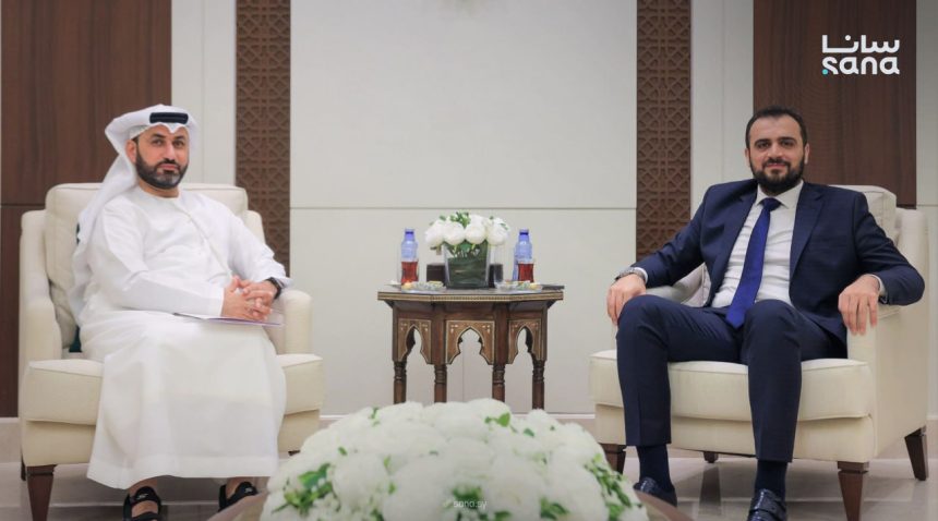 قاديش يبحث مع السفير الإماراتي مشاريع لدعم القطاع الصحي وترميم الجامع الأموي