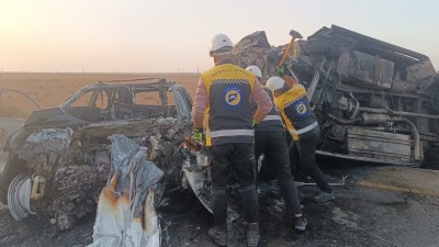 وفاتان و14 إصابة بحوادث السير في عموم سوريا